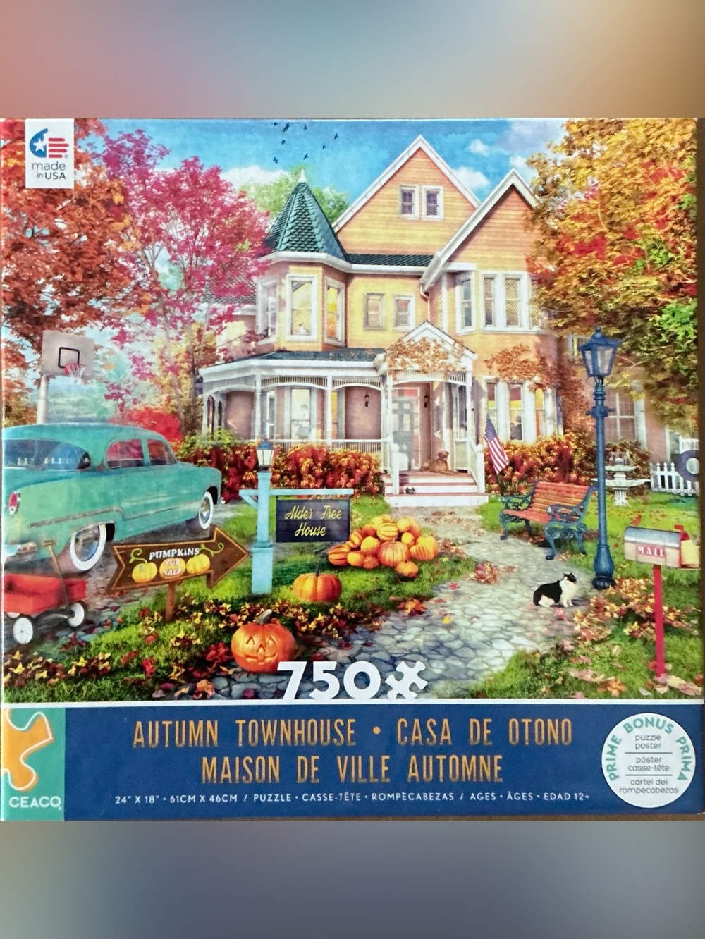 Ceaco “Autumn Townhouse” 750 piece puzzle